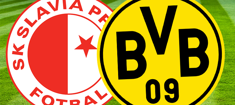 Fotbal online: SK Slavia Praha hostí tým Borussia Dortmund. Liga mistrů v Praze!
